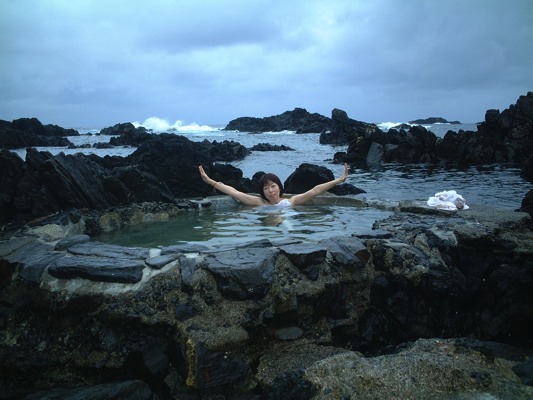 自慢31　屋久島の湯泊温泉　いーやん