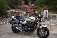 自慢91　初めての秘湯？　高XJR